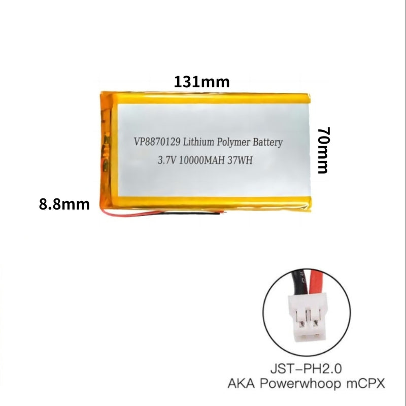 Load image into Gallery viewer, [PH2.0-JST Connector][8870129] Universal 10000mAh 3.7V Rechargeable Li-Ion Lithium Polymer Battery - Polar Tech Australia
