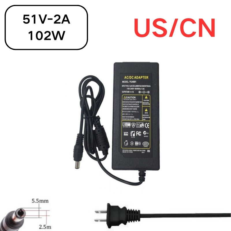 Chargez l&#39;image dans la visionneuse de la galerie, [51V-2A][5.5x2.5] Universal Computer/Monitor/CCTV POE Switch - Power Supply Adapter Wall Charger - Polar Tech Australia
