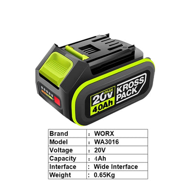 OEM High Quality Worx 20V WA3551 WA3551.1 WA3553 WA3553.1 WA3553.2 Series - Electrical Tool Li-ion Battery
