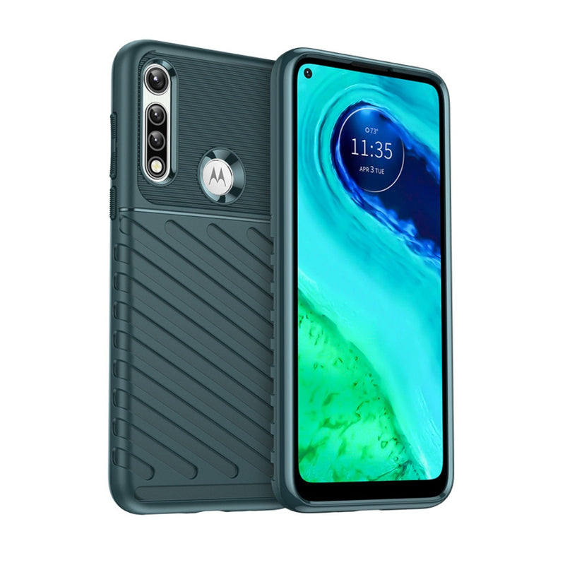 Cargue la imagen en el visor de la galería, Motorola Moto G Pure (2021) - Thunder Series Twill Texture Thickened Anti-fall Protection TPU Case - Polar Tech Australia
