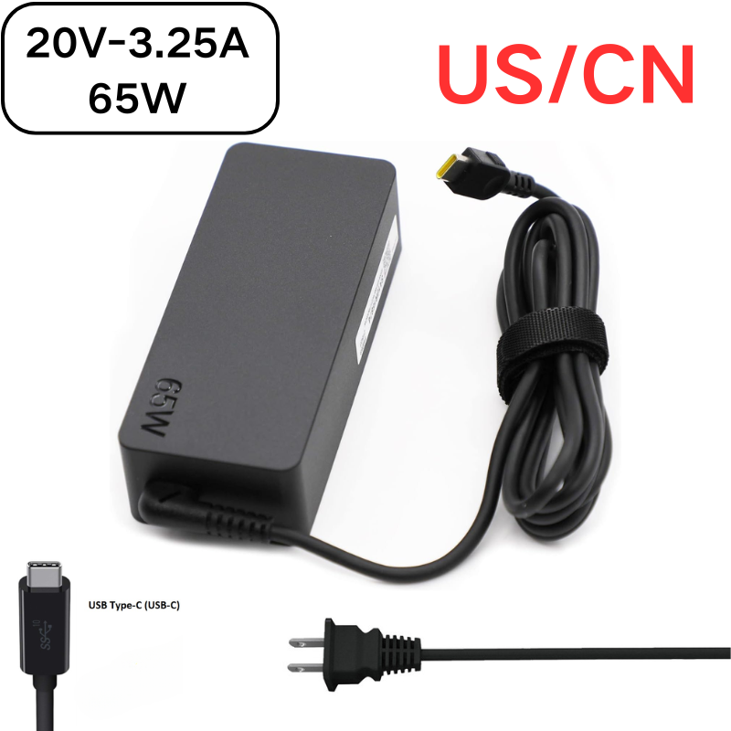 Chargez l&#39;image dans la visionneuse de la galerie, [65W][Type-C] Lenovo USB C Laptop AC Wall Travel Charger Travel Adapter - Polar Tech Australia
