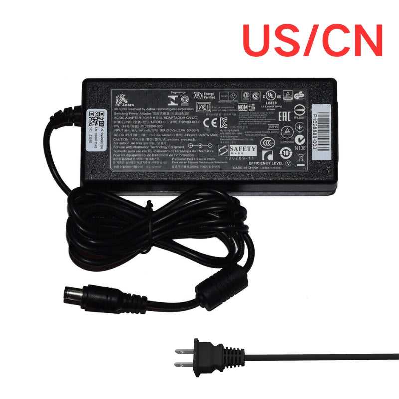 Cargue la imagen en el visor de la galería, [FSP060-RPBC] Zebra GX420 GT800 GT820 GX430T EZ1105 Series - DC Power Supply Adapter Charger - Polar Tech Australia
