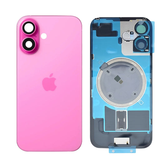 [Assembly] Apple iPhone 16 - Back Rear Glass Battery Back Glass Cover with Camera Lens Cover + MagSafe Magnet - Polar Tech Australia