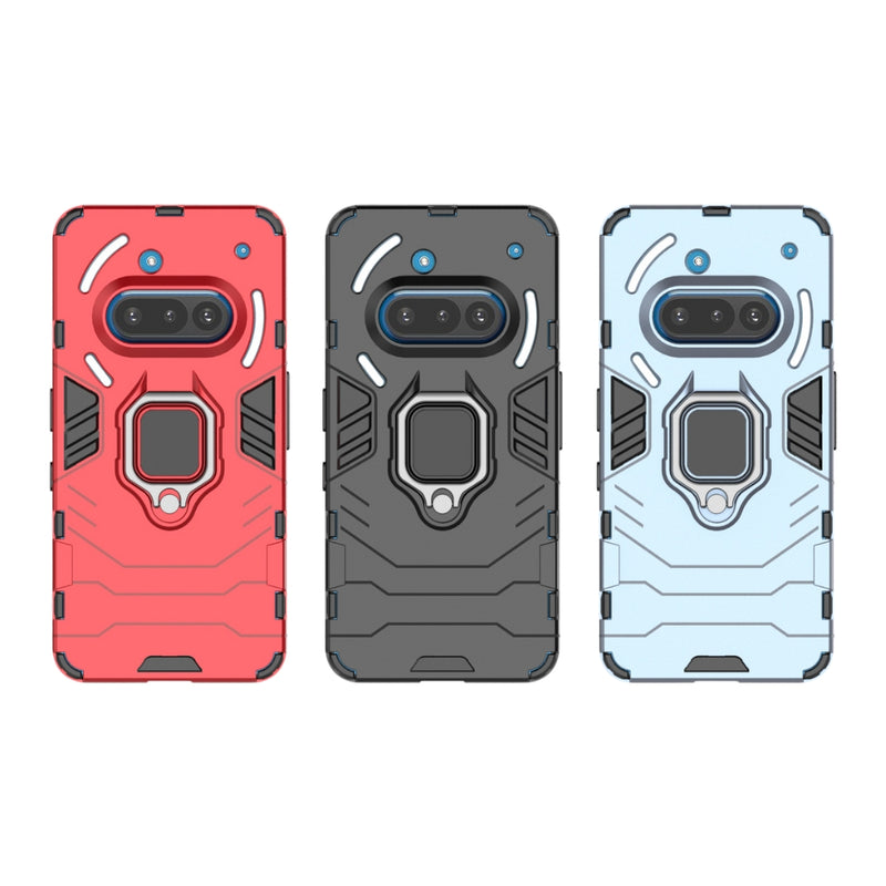 Chargez l&#39;image dans la visionneuse de la galerie, Nothing Phone (3a) Pro - Heavy Duty Armor Case With Ring Holder Stand
