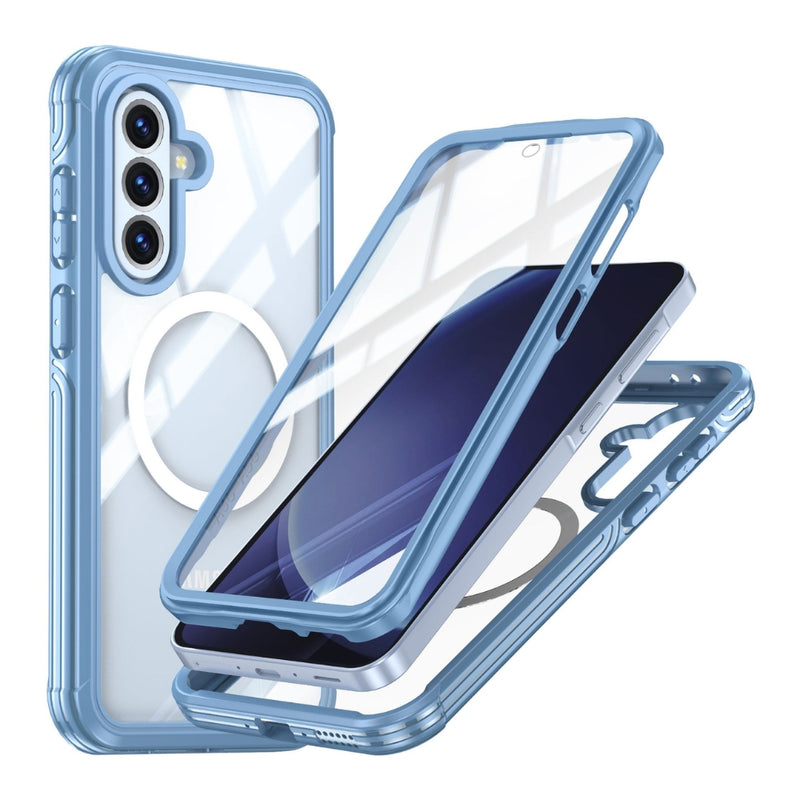 Load image into Gallery viewer, Samsung Galaxy A56 5G (SM-A566) - Built-in Tempered Glass 2 in 1 Full Covered MagSafe Phone Case
