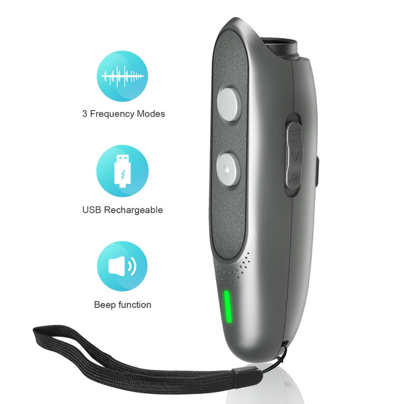 Cargue la imagen en el visor de la galería, PAPANI Handheld Ultrasonic Dog Training Anti-Bark Device USB Charging Port - Polar Tech Australia
