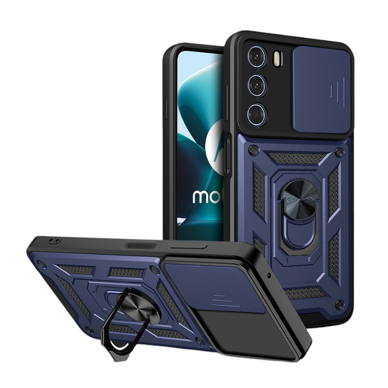 Load image into Gallery viewer, Motorola Moto G60s - Heavy Duty Ring Holder Case with Shockproof &amp; Camera Guard Design - Polar Tech Australia
