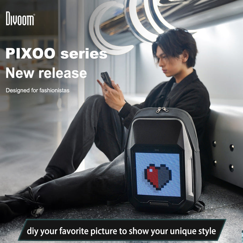 Load image into Gallery viewer, Divoom Cyberbag Pixel Art LED Backpack Perfect Gift - Polar Tech Australia
