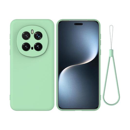 Honor Magic7 Pro (PTP-N49, PTP-AN10) - Solid Color Liquid Silicone Dropproof Full Coverage Phone Case