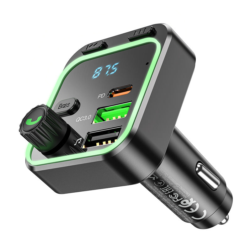 Cargue la imagen en el visor de la galería, [BC53] HOCO Dual USB + PD USB-C Port 20W Car Charging Adapter With FM Transmitter - Polar Tech Australia
