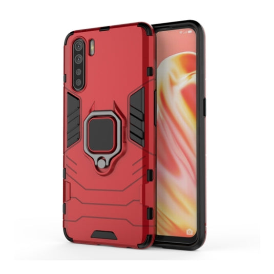 OPPO A91 / Reno3 - Heavy Duty Armor Case With Ring Holder Stand - Polar Tech Australia