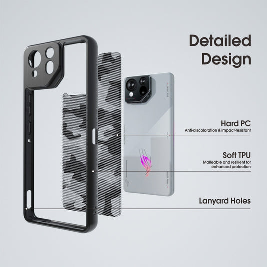 Asus ROG Phone 8 / 8 Pro - TPU + PC Heavy Duty Shockproof Phone Cover - Polar Tech Australia