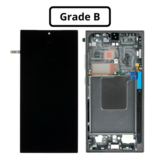 [Grade B][Ori][With Frame] Samsung Galaxy S24 Ultra 5G (SM-S928B) OLED LCD Touch Digitizer Screen Assembly (Copy)