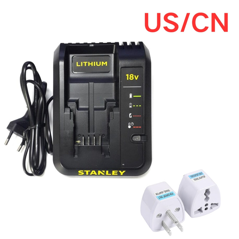 Cargue la imagen en el visor de la galería, [14.4V~18V-2A] Genuine Original STANLEY Fast Charger Electrical Tool Li-ion Battery - Replacement Charger - Polar Tech Australia
