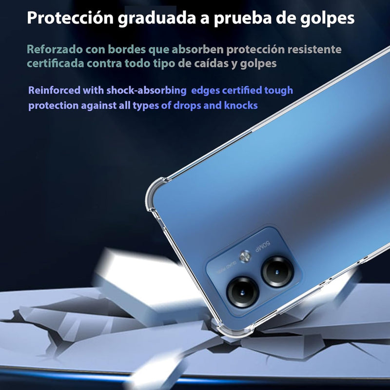 Load image into Gallery viewer, Motorola Moto G14 - AirPillow Cushion Transparent Soft Clear TPU Four Corners Protective Case - Polar Tech Australia
