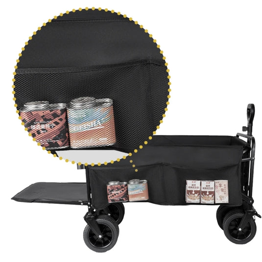 Extender Folding Cart Outdoor Extra Long Utility Large Capacity Wagon Cart Camping Picnic Trolley Beach Collapse Folding Cart - Polar Tech Australia