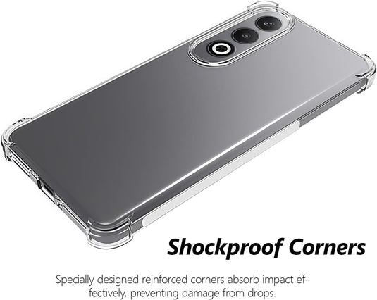 OnePlus 1+CE 4 Lite - AirPillow Cushion Transparent Soft Clear TPU Four Corners Protective Case - Polar Tech Australia