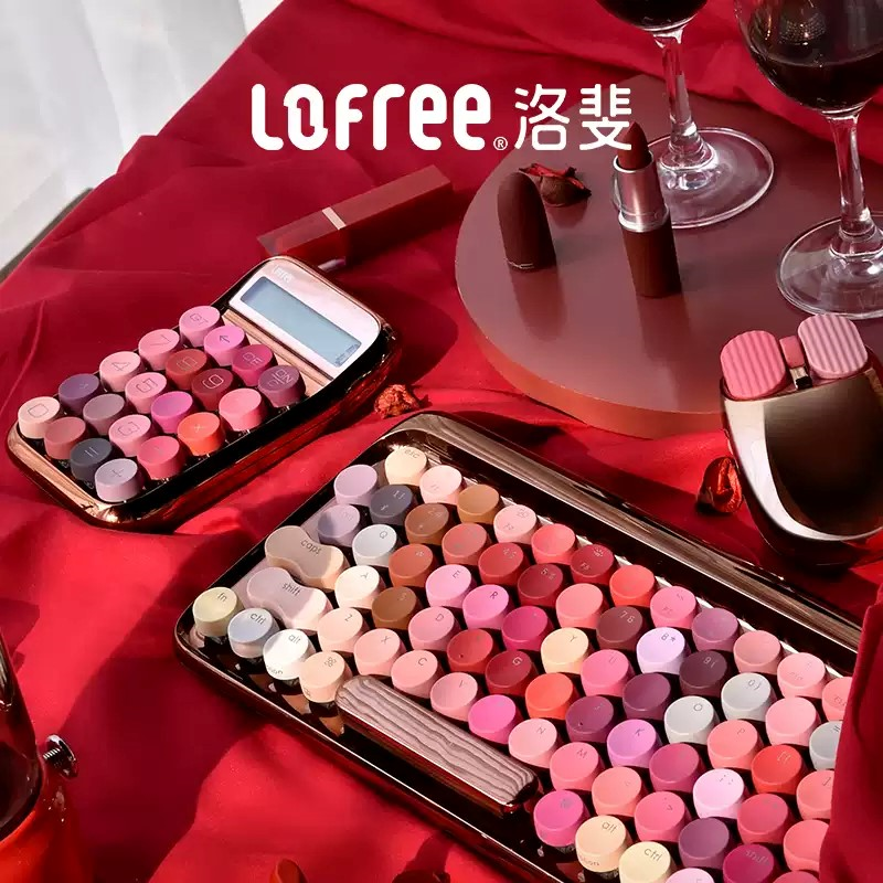 Load image into Gallery viewer, Lofree Lipstick Wireless Bluetooth Mechanical Keyboard Stylish and Portable - Polar Tech Australia
