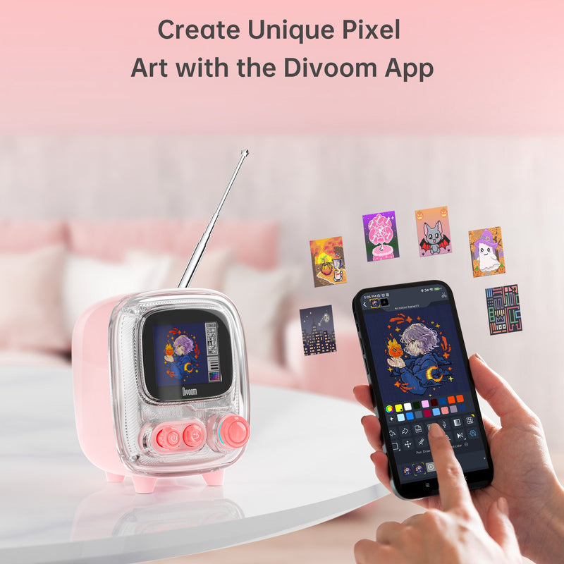 Cargue la imagen en el visor de la galería, Divoom Tiivoo-2 Photo Album &amp; Lyrics Speaker Perfect Gift - Polar Tech Australia
