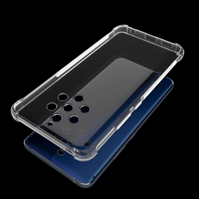 Cargue la imagen en el visor de la galería, Nokia 9 PureView - AirPillow Cushion Transparent Soft Clear TPU Four Corners Protective Case - Polar Tech Australia
