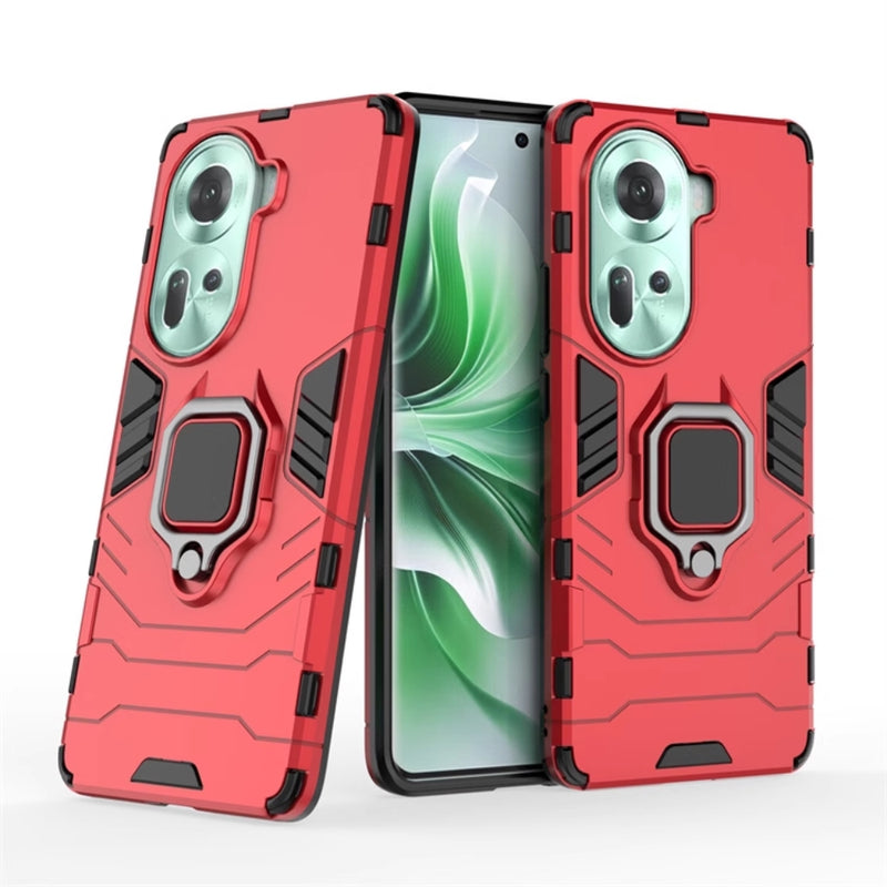 Load image into Gallery viewer, OPPO Reno11 5G (CPH2599) - Heavy Duty Armor Case With Ring Holder Stand - Polar Tech Australia

