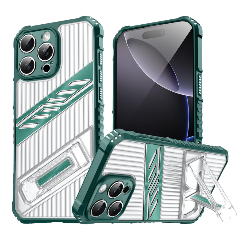 Chargez l&#39;image dans la visionneuse de la galerie, [Built-in Invisibla Bracket] Apple iPhone 16e Transparent Shockproof Protective Case - Polar Tech Australia
