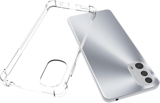 Motorola Moto E32Y/Moto E32S - AirPillow Cushion Transparent Soft Clear TPU Four Corners Protective Case - Polar Tech Australia