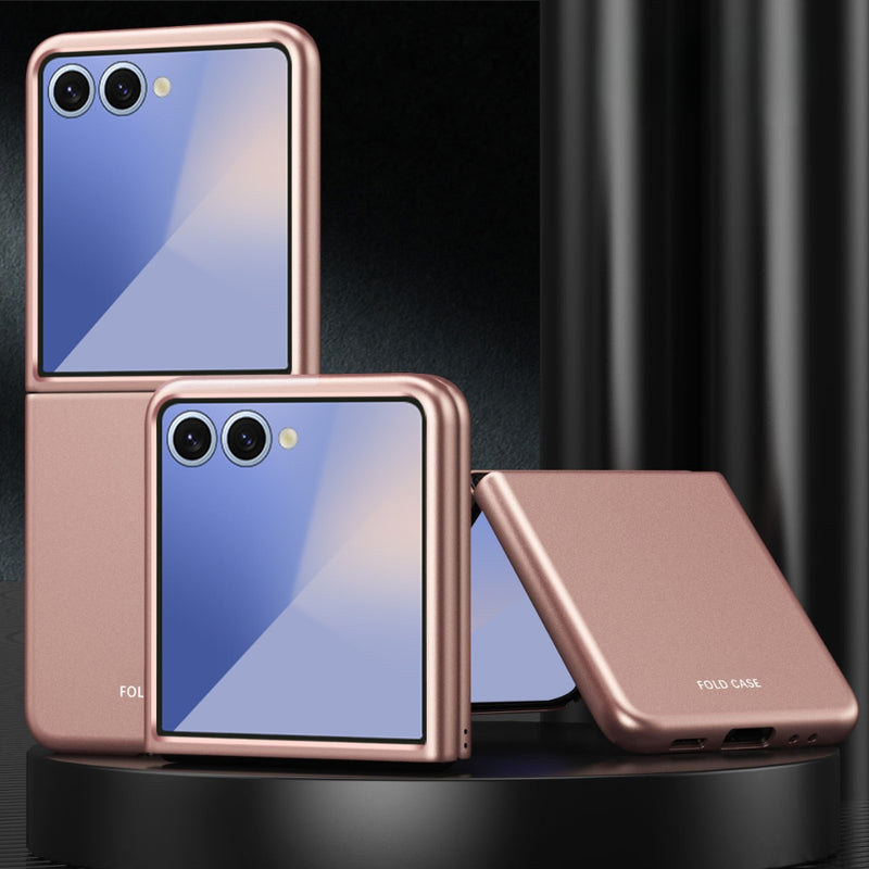 Chargez l&#39;image dans la visionneuse de la galerie, Samsung Galaxy Z Flip7 5G - Skin Feel Electroplating PC Shockproof Phone Case
