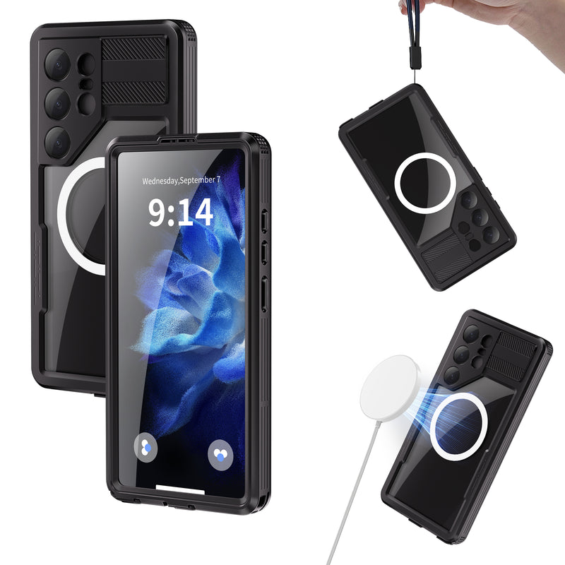 Load image into Gallery viewer, [Magsafe Compatible] [Mars Series] Samsung Galaxy S25/Plus/Ultra - Shellbox Full Covered Waterproof Heavy Duty Tough Armor Case - Polar Tech Australia
