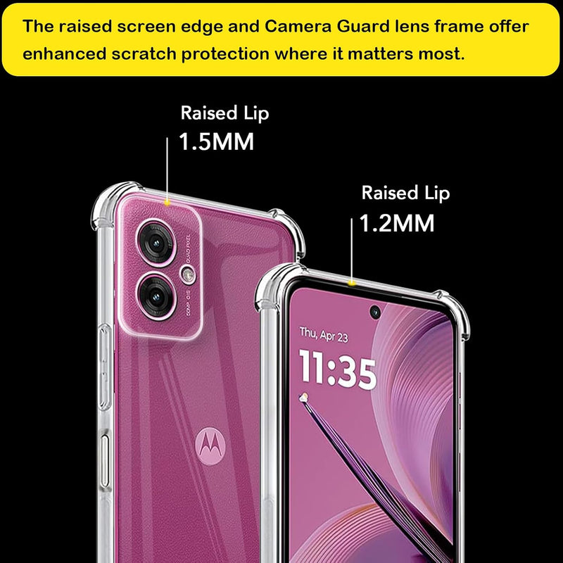 Load image into Gallery viewer, Motorola Moto G55 5G - AirPillow Cushion Transparent Soft Clear TPU Four Corners Protective Case - Polar Tech Australia
