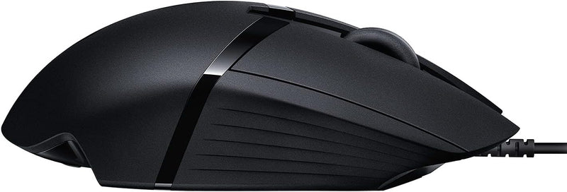 Cargue la imagen en el visor de la galería, Logitech G402 Hyperion Fury Wired Gaming Mouse, 4,000 DPI, Lightweight, 8 Programmable Buttons, Compatible with PC/Mac - Black
