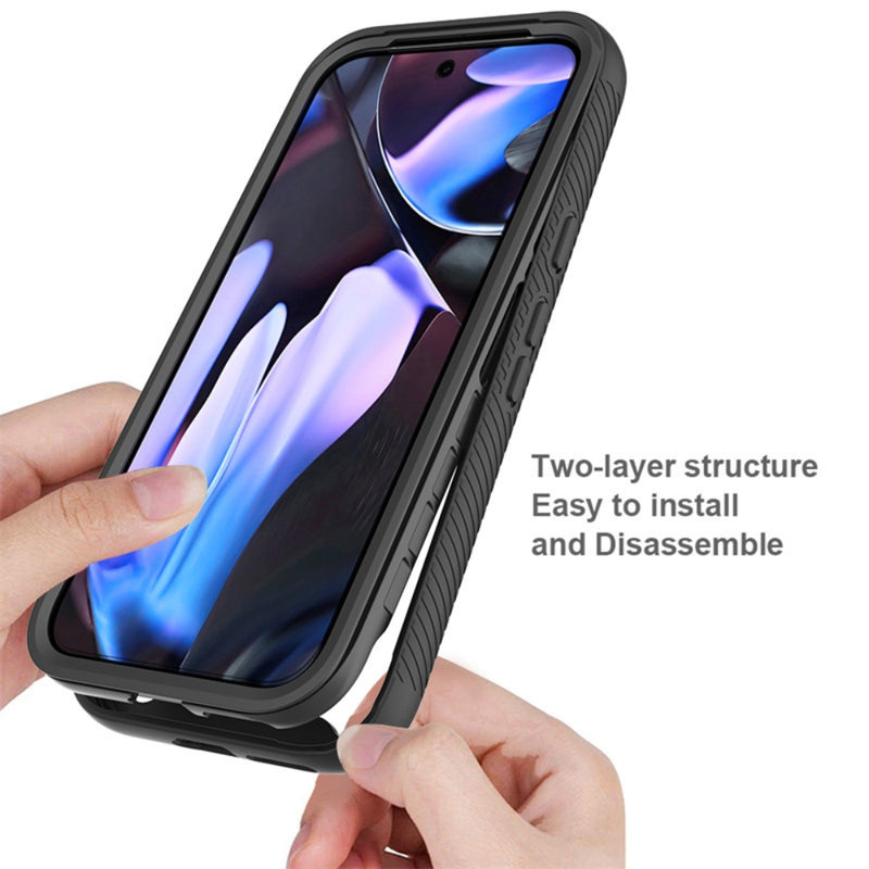 Chargez l&#39;image dans la visionneuse de la galerie, Google Pixel 9A - Solid Color Shockproof TPU Clear PC Phone Case - Polar Tech Australia
