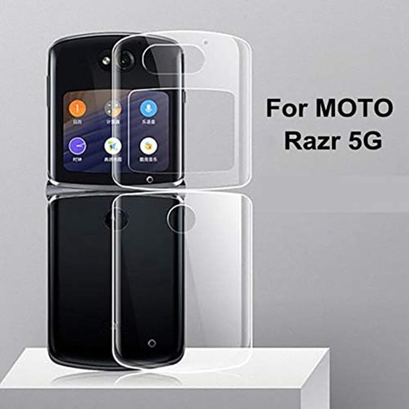Load image into Gallery viewer, Motorola Moto Razr 5G 2020 - AirPillow Cushion Transparent Soft Clear TPU Case - Polar Tech Australia
