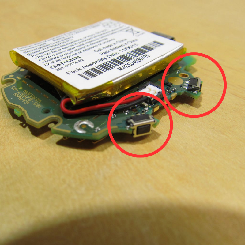 Cargue la imagen en el visor de la galería, Genuine Garmin Watch Mainboard Side Button Replacement Part - Polar Tech Australia
