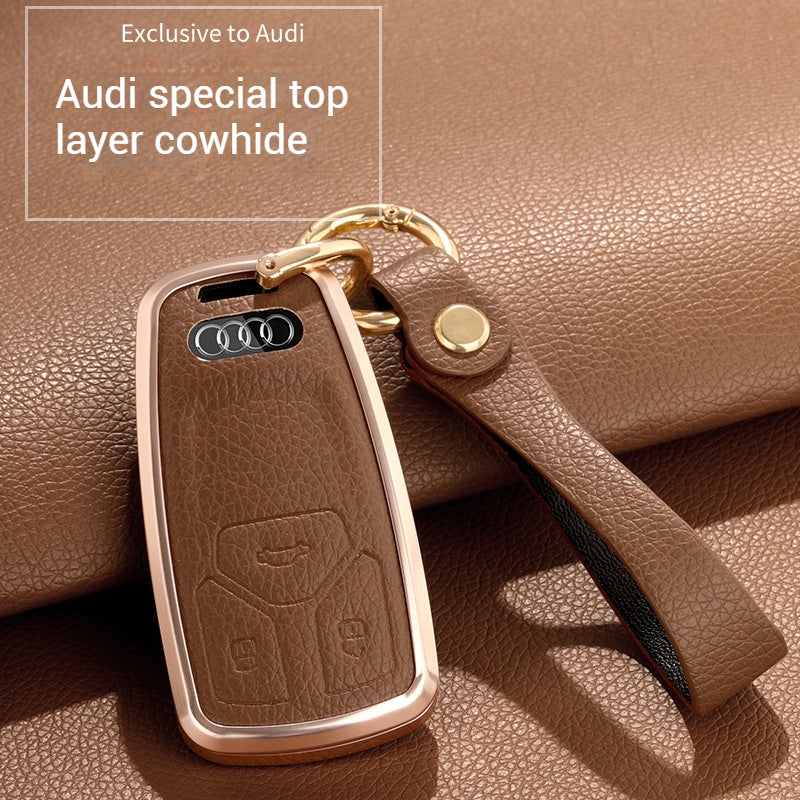 Chargez l&#39;image dans la visionneuse de la galerie, Audi 360° All Inclusive Car Key Fob Case Cover For A3, A4, A5, A6, A7, A8, Q2, Q5, Q7, Q8, e-tron
