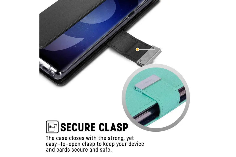 Cargue la imagen en el visor de la galería, Apple iPhone 12/Mini/Pro/Max Mercury Goospery Rich Diary Dual Wallet Premium Quality Flip Leather Case - Polar Tech Australia
