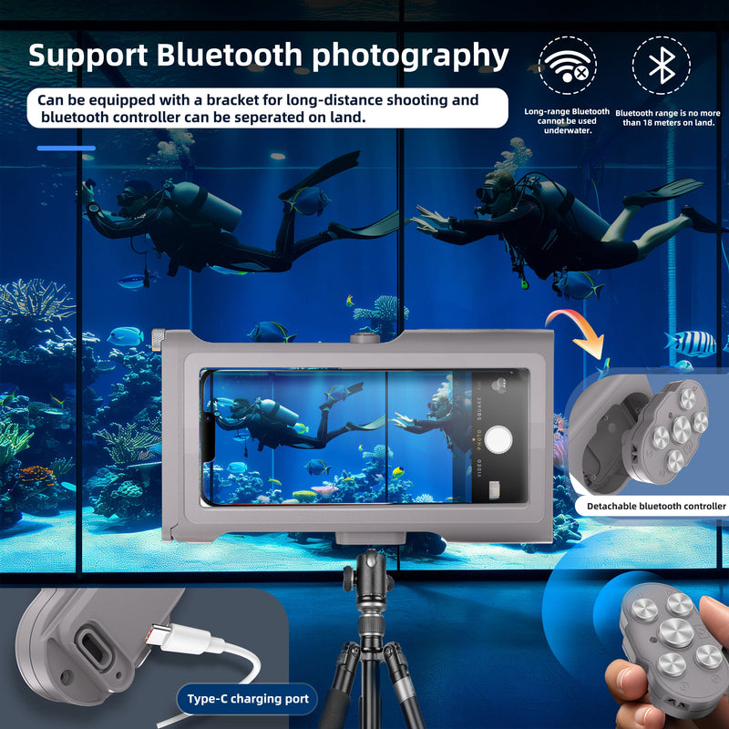 Load image into Gallery viewer, [Up to 6.9&quot;][Upgraded Version] Redpepper Universal 15m Depth (3rd Gen) Pro Diving Waterproof Phone Case With Bluetooth - i-Station Mobile Phone &amp; Electronic Device Repair and Accessories
