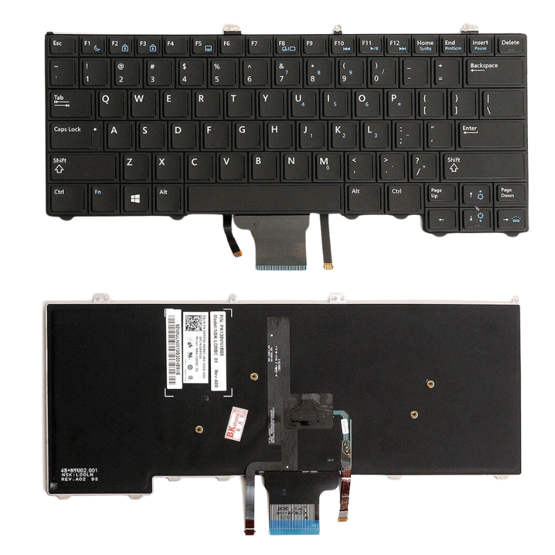 Cargue la imagen en el visor de la galería, DELL Latitude E7440 E7420 E7240 E7420D 12 7000 Series - Laptop Keyboard With Back Light US Layout - Polar Tech Australia
