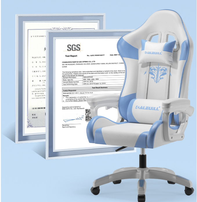 Cargue la imagen en el visor de la galería, PU Leather Gaming Chair Swivel Computer office Chair
