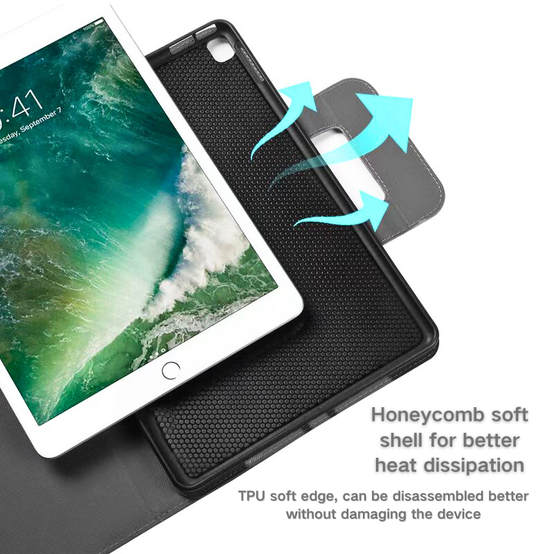 Chargez l&#39;image dans la visionneuse de la galerie, Apple iPad 5/6 9.7&#39;&#39; 5/6th Gen (2017/2018) Smart 360° Degree Rotate Stand Leather Case - Polar Tech Australia
