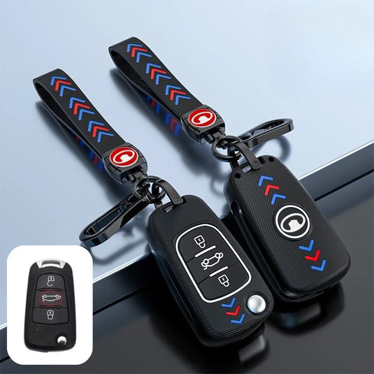 Great Wall Matte ABS Silicone Car Key Fob Case Cover For Haval, Wingle, M4, C30