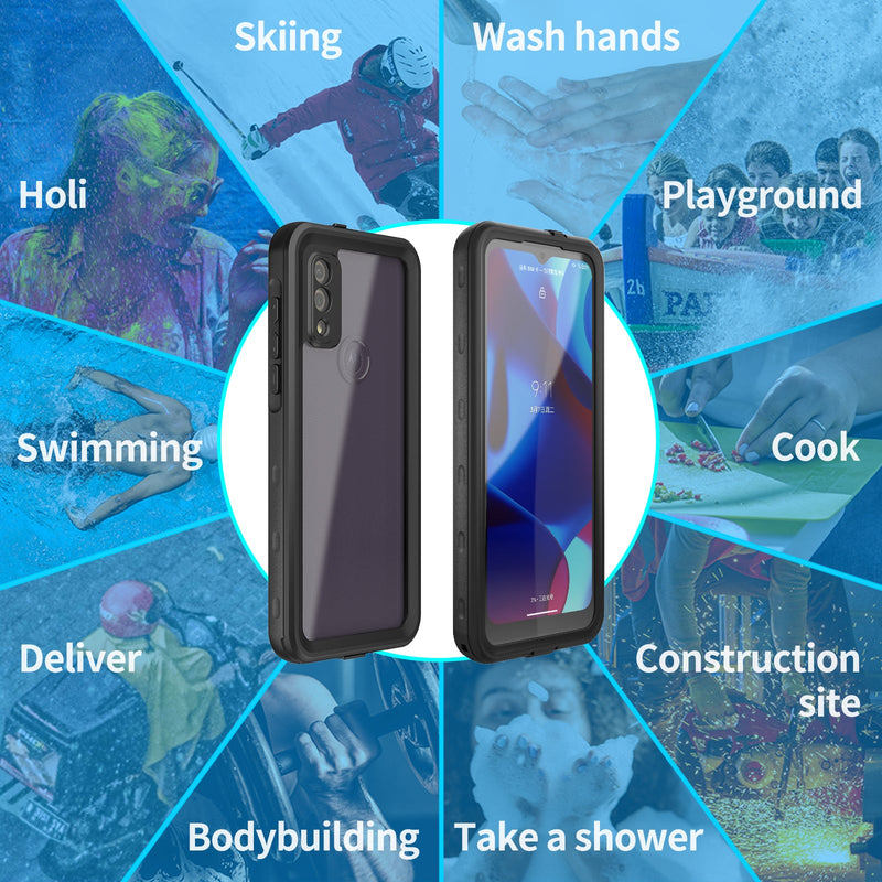 Cargue la imagen en el visor de la galería, [A-Series] Motorola Moto G Pure (2021) - Redpepper Full Covered Waterproof Heavy Duty Tough Armor Case - Polar Tech Australia
