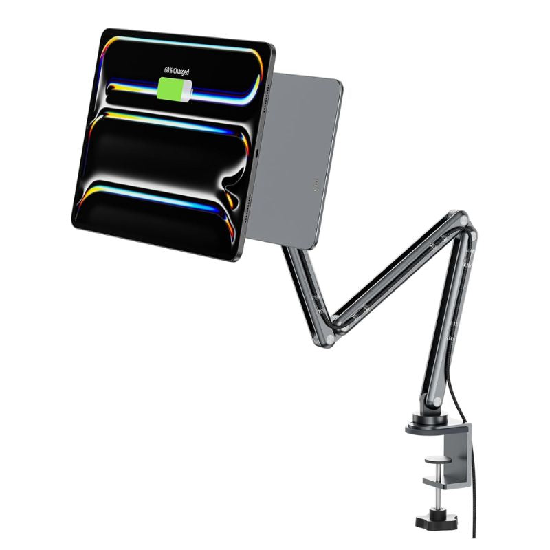 Cargue la imagen en el visor de la galería, KUXIU X36 Pro MAX iPad Magnetic Charging Stand Aluminum Alloy Boom Arm Adjustable Tablet Stand - EdgeFollow
