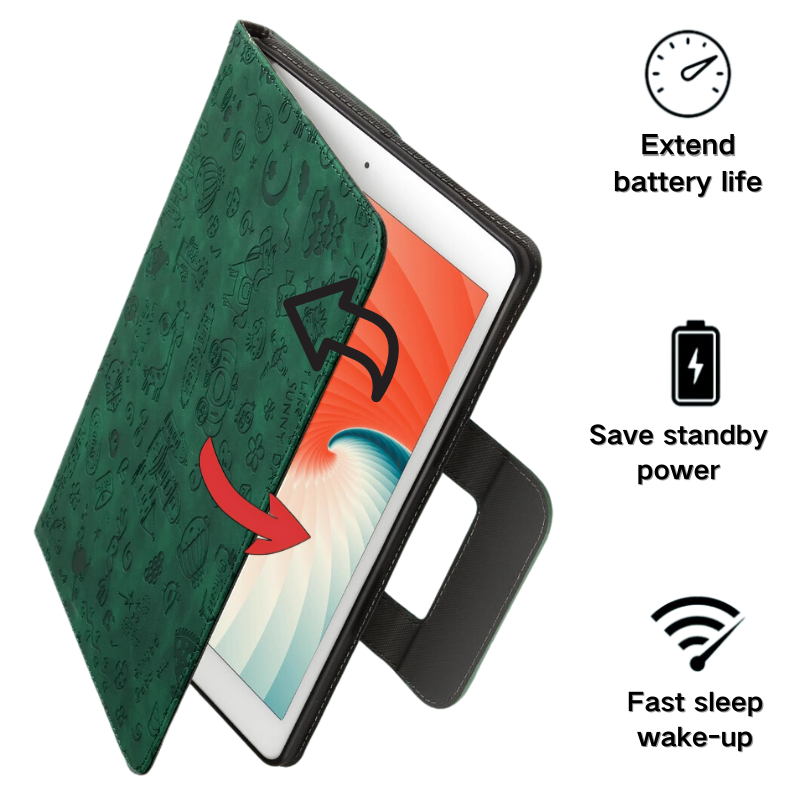 Chargez l&#39;image dans la visionneuse de la galerie, Apple iPad 5/6 9.7&#39;&#39; 5/6th Gen (2017/2018) Smart 360° Degree Rotate Stand Leather Case - Polar Tech Australia
