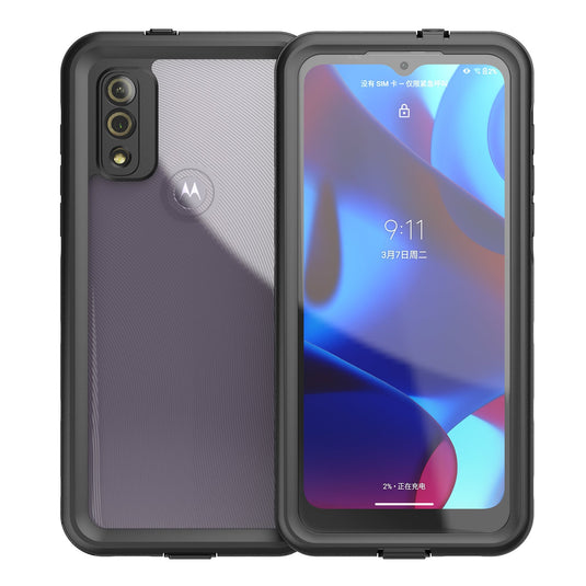[A-Series] Motorola Moto G Pure (2021) - Redpepper Full Covered Waterproof Heavy Duty Tough Armor Case - Polar Tech Australia