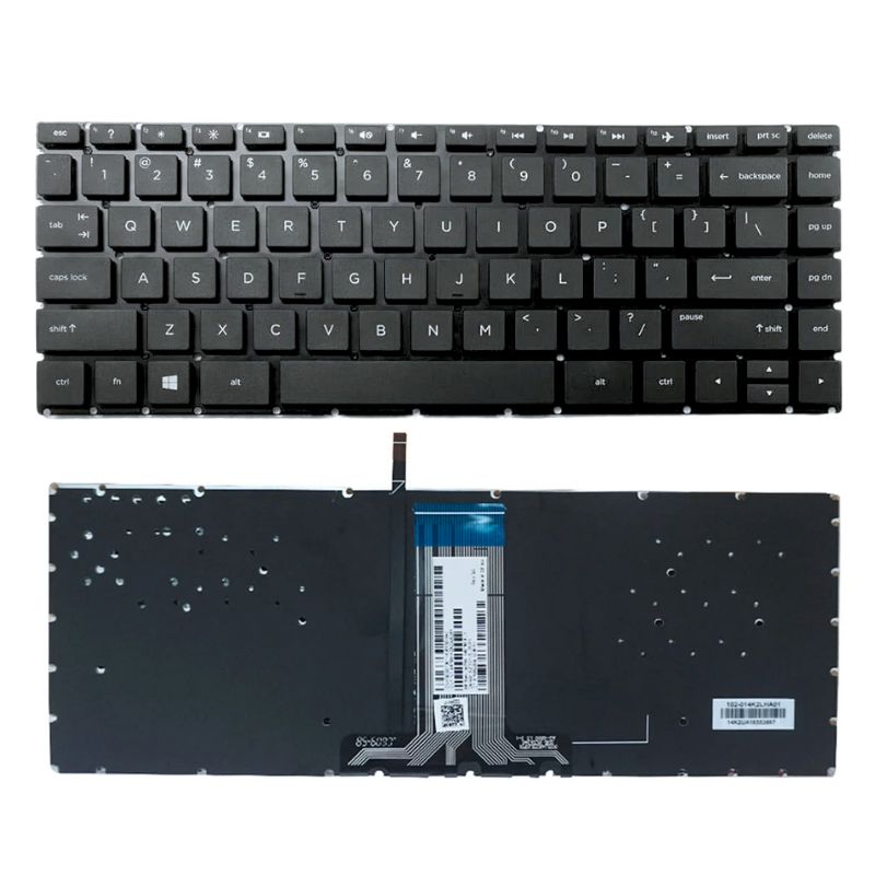 Cargue la imagen en el visor de la galería, HP 14-AB 14-AL 14-J TPN-Q171 TPN-QQ158 TPN-QC121 TPN-QW118 13-U Series - Laptop Keyboard With Back Light US Layout - Polar Tech Australia

