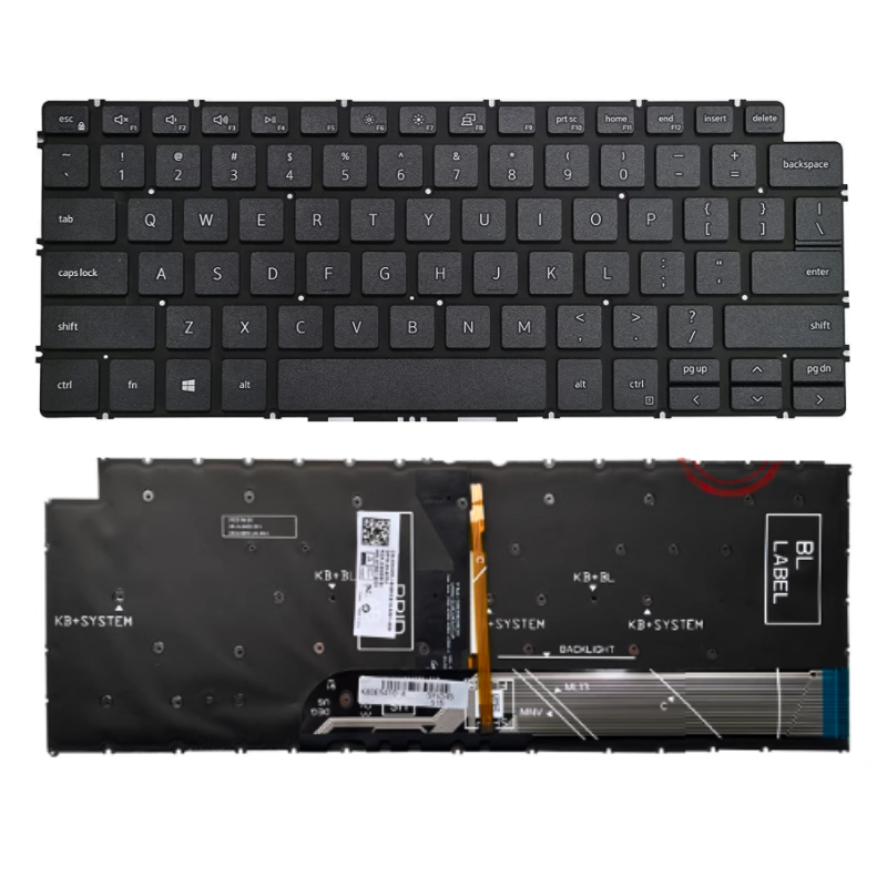Chargez l&#39;image dans la visionneuse de la galerie, DELL Vostro 14Pro 7620 14 5410 7415 9710 Latitude 3420 Series - Laptop Keyboard With Back Light US Layout - Polar Tech Australia
