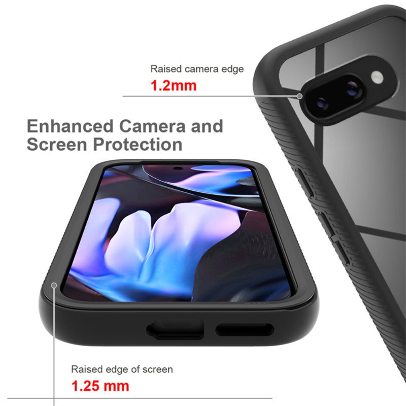 Chargez l&#39;image dans la visionneuse de la galerie, Google Pixel 9A - Solid Color Shockproof TPU Clear PC Phone Case - Polar Tech Australia
