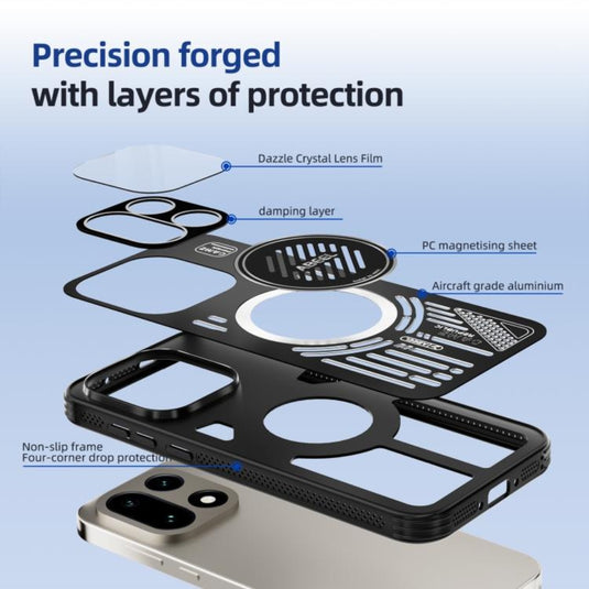 OnePlus 15 - Magsafe Heat Sink Cooling Phone Case