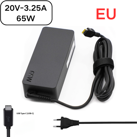 [65W][Type-C] Lenovo USB C Laptop AC Wall Travel Charger Travel Adapter - Polar Tech Australia